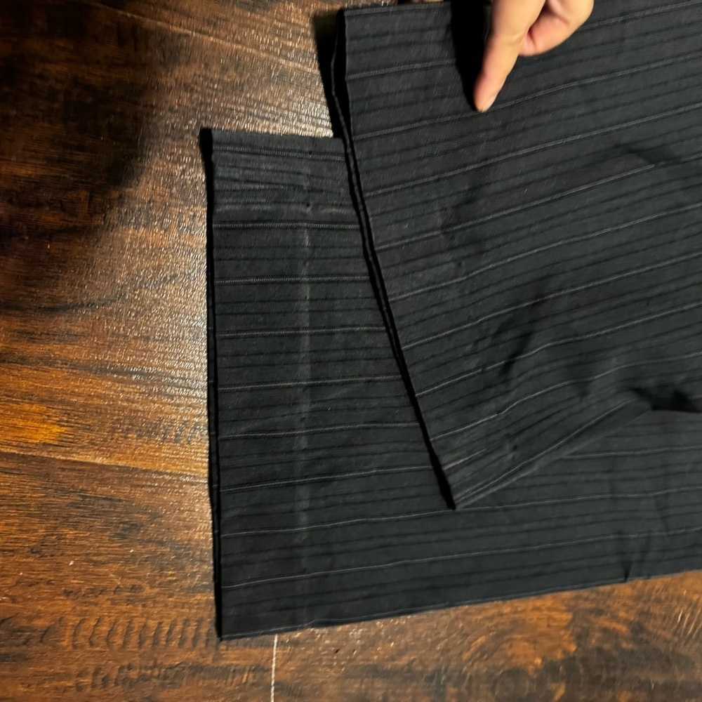 Express Design Studio Editor Black Pinstripe Trou… - image 3